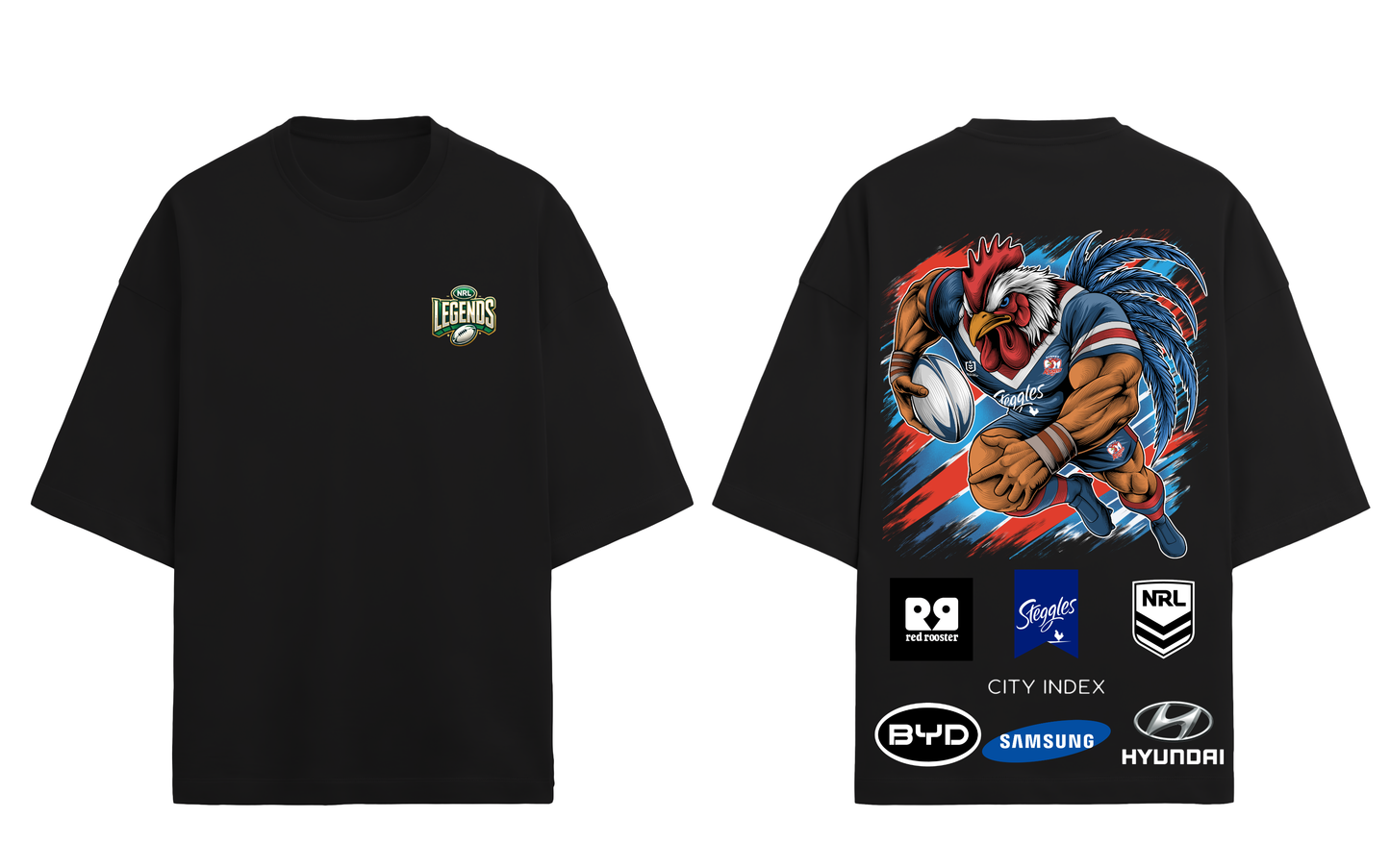 Rooster tees - individual